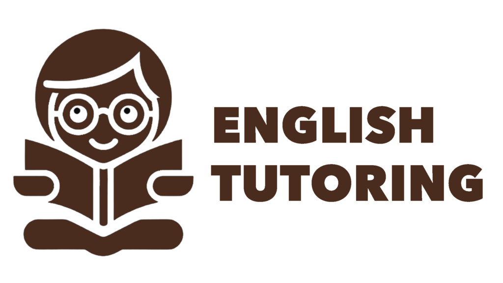 English tutoring LOGO brown